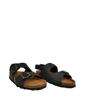 Autenti_ Sandalia bio hebillas negra - Imagen 2