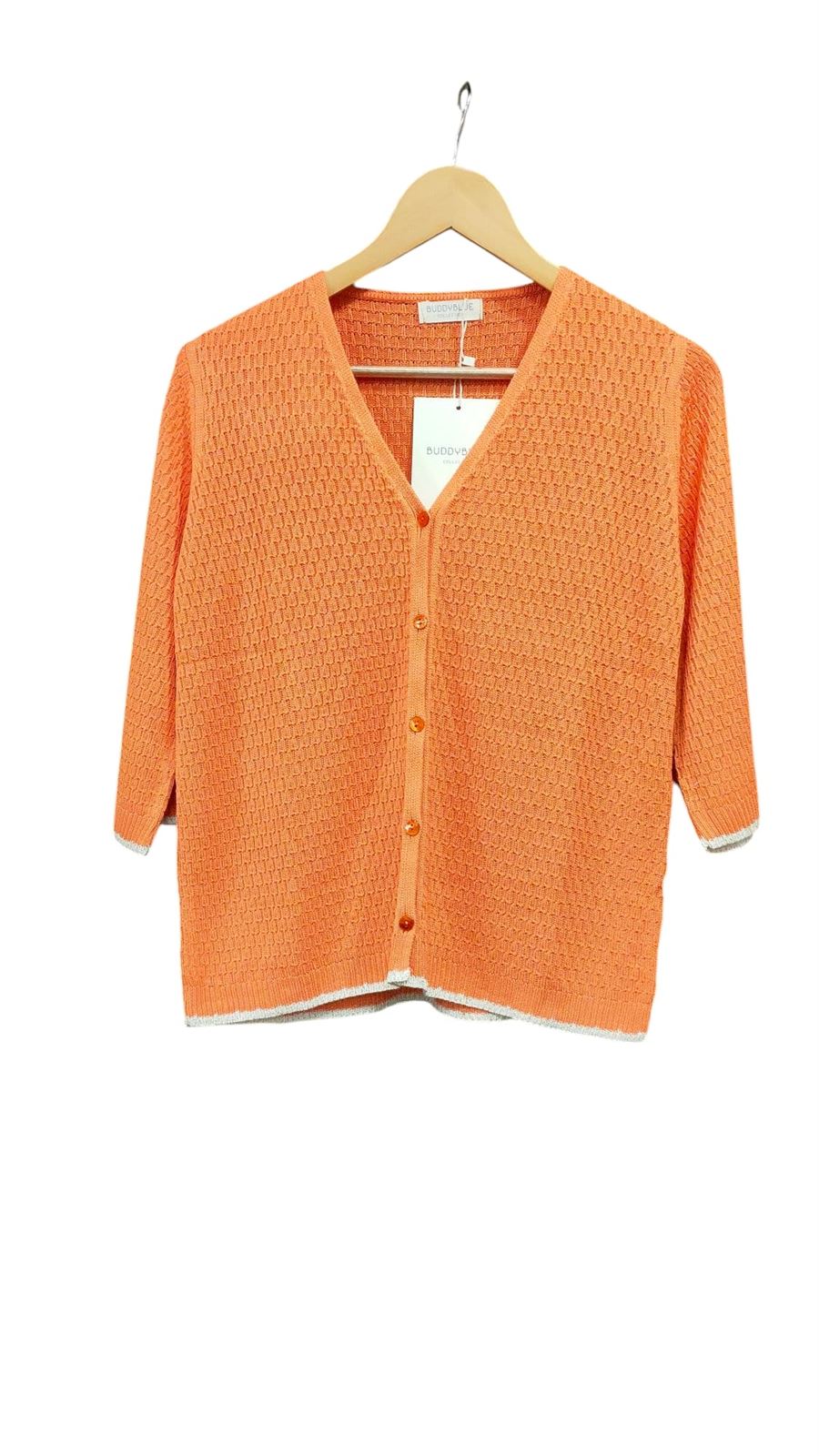 Buddyblue_ Chaqueta de punto naranja - Imagen 1