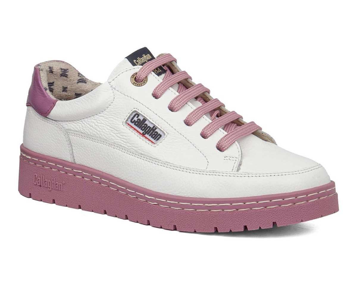 Callaghan_ Deportivo blanco con detalles en rosa - Imagen 2