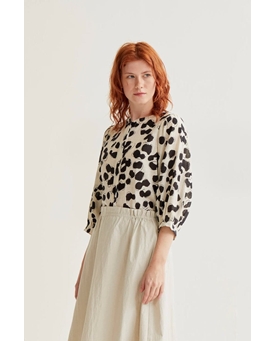 Compañía Fantástica_ Blusa estampada dalmatian - Imagen 2