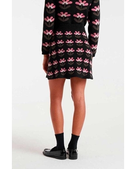 Compañía Fantástica_ Falda corta jacquard con estampado Baboushka Small - Imagen 2