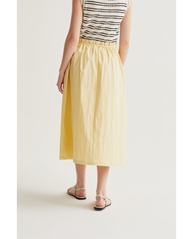 Compañía Fantástica_ Falda midi amarillo claro - Imagen 2
