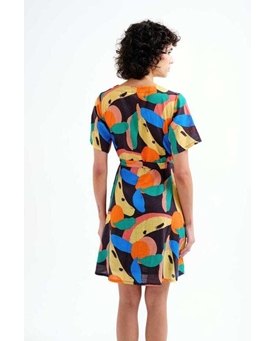 Compañía Fantástica_ Vestido corto con estampado Tutti Frutti Big - Imagen 2