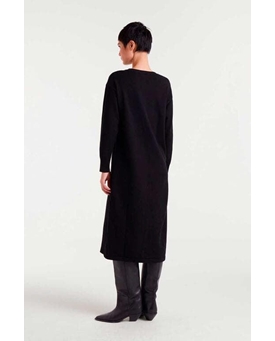 Compañía Fantástica_ Vestido midi jacquard con estampado Super Green Heart - Imagen 2