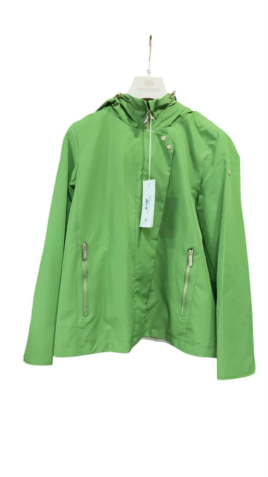 Parka capucha verde - Imagen 1