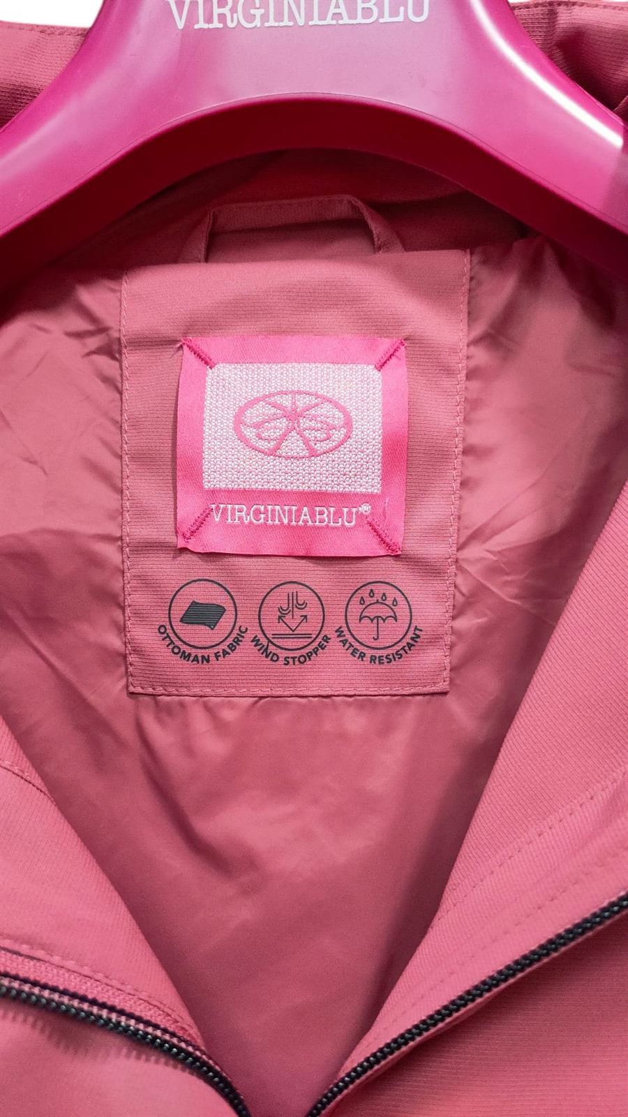 Parka resistente al agua rosa - Imagen 3