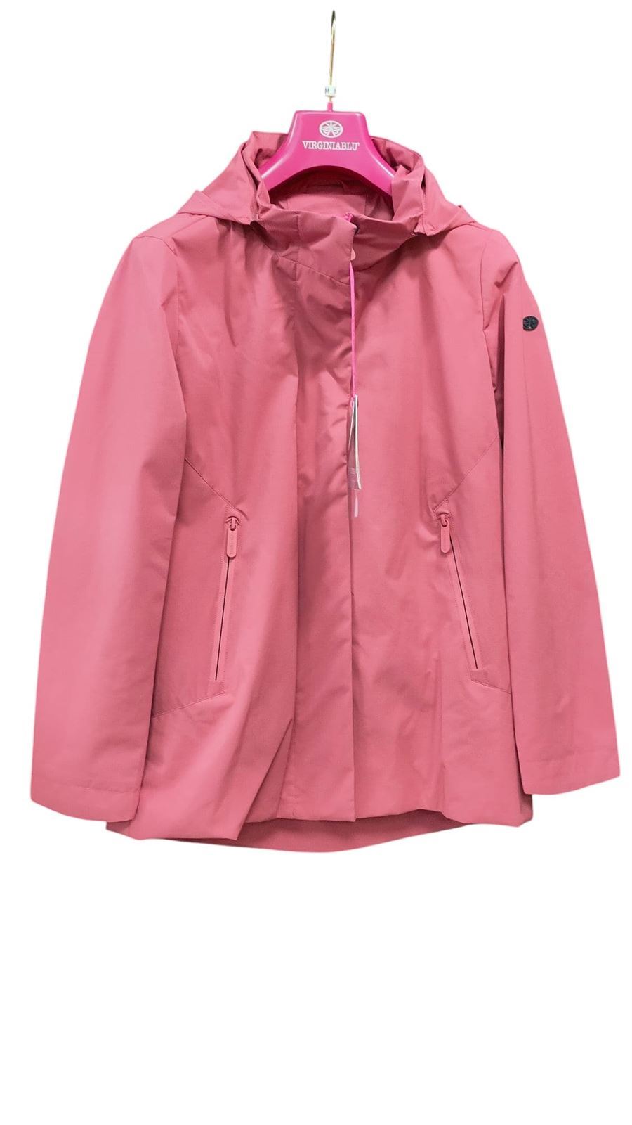 Parka resistente al agua rosa - Imagen 5