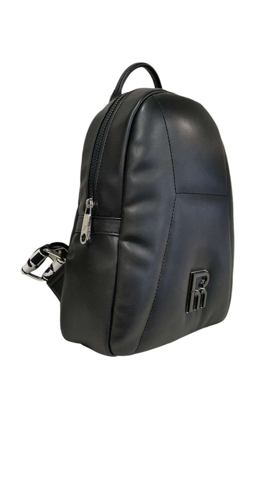 Pepe Moll_ Mochila napa puff black - Imagen 2