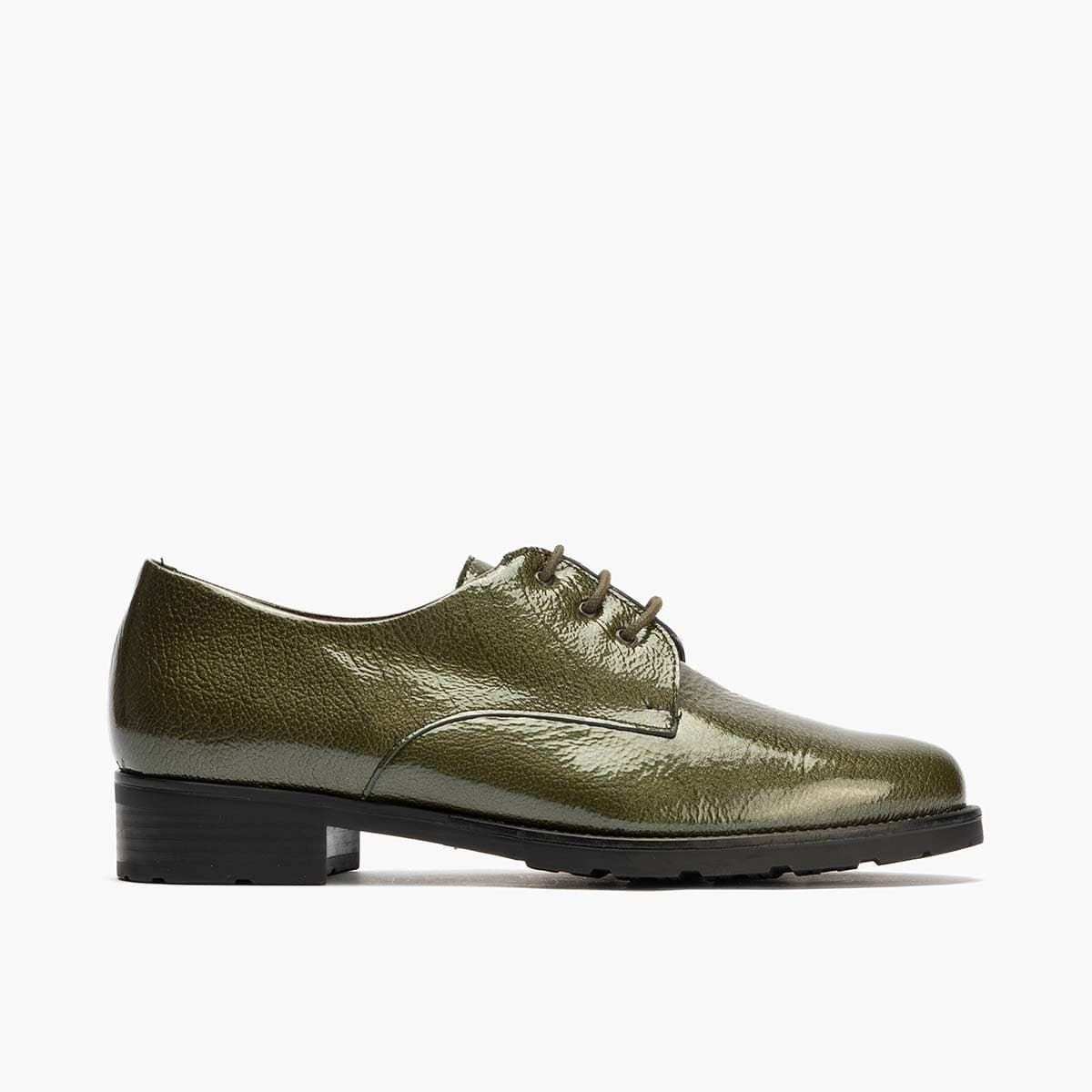 Pitillos_  Blucher en charol verde - Imagen 1