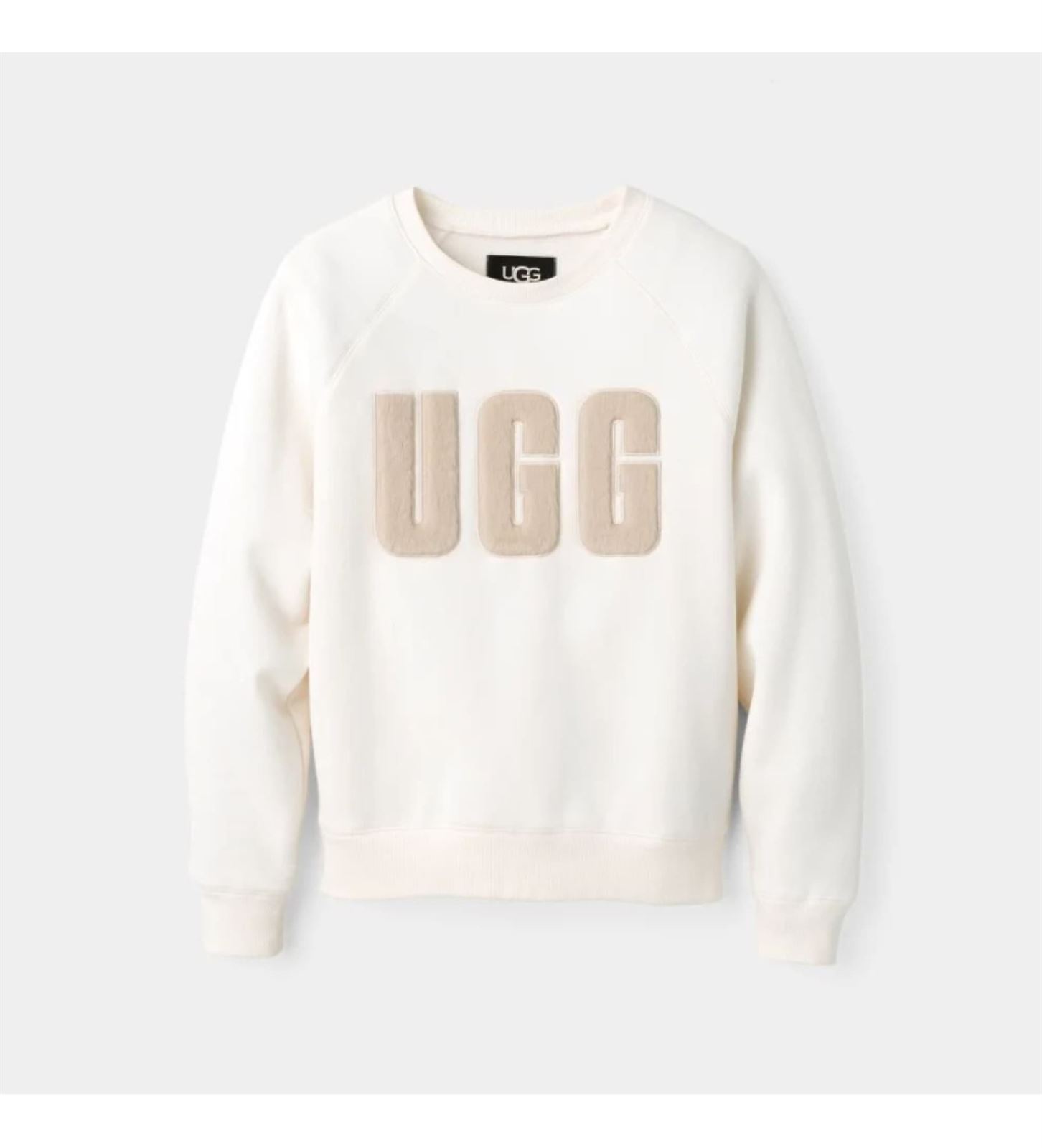 UGG_ Sudadera madeline fuzzy logo blanco - Imagen 3